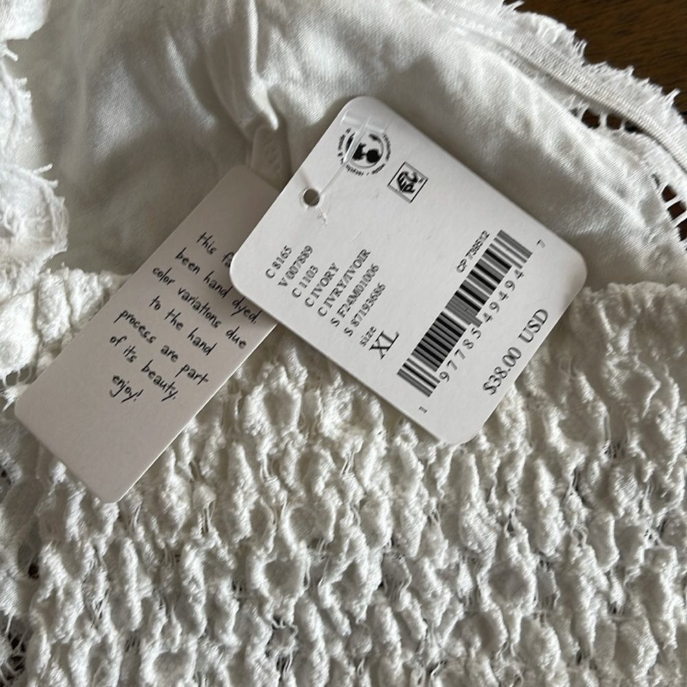 Free People Adella Lace Halter Bralette Ivory - Picture 12 of 12